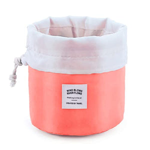 EUOW Travel Cosmetic Bags Barrel Makeup Bag - spaceinvaderbeauty