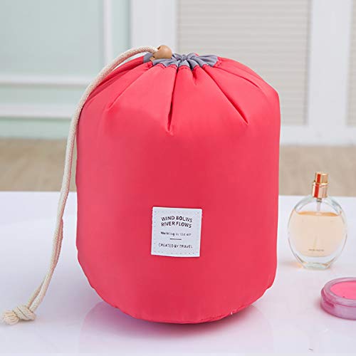 EUOW Travel Cosmetic Bags Barrel Makeup Bag - spaceinvaderbeauty