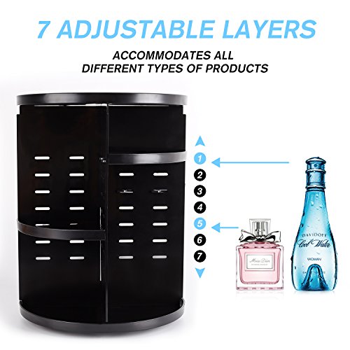 sanipoe 360 Rotating Makeup Organizer - spaceinvaderbeauty